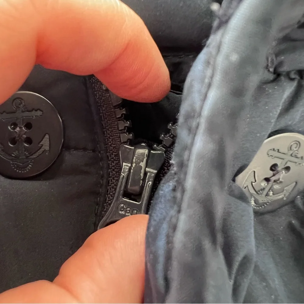GAP Baby Blue Peacoat Puffer ColdControl With Hood Size 0-6‎ Months
